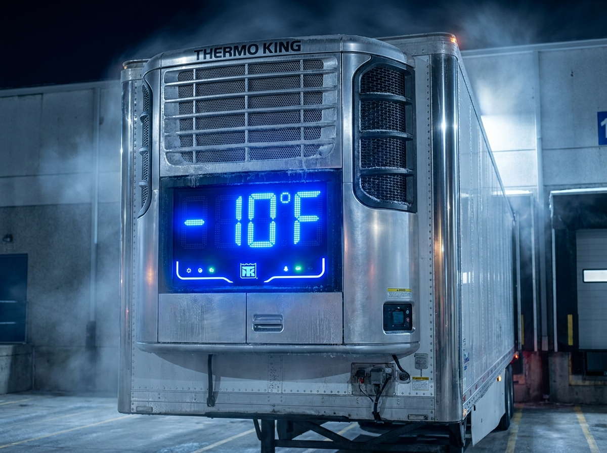 Thermo King refrigerated trailer unit display